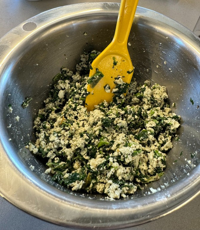 Pumfu Ricotta Spinach Filling